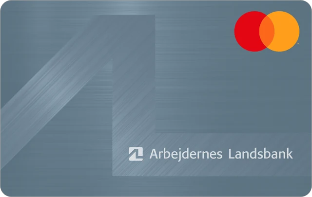 Arbejdernes Landsbank Mastercard credit Flex, kortets forside