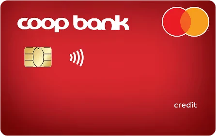 Coop Bank Mastercard Kredit, kortets forside