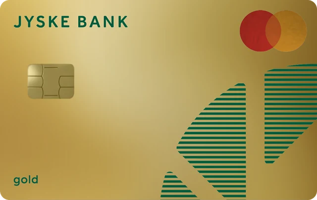 Jyske Bank Mastercard Gold, kortets forside