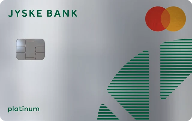 Jyske Bank Mastercard Platinum, kortets forside