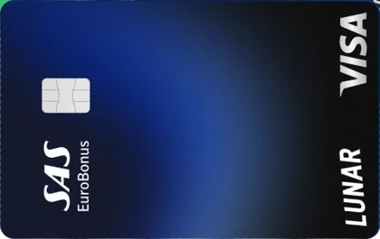 SAS EuroBonus Lunar-kort, kortets forside