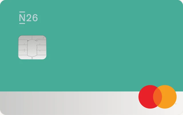 N26 Smart, kortets forside