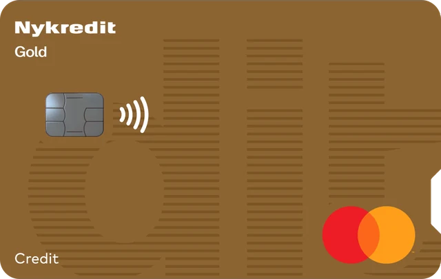 Nykredit Mastercard Gold, kortets forside
