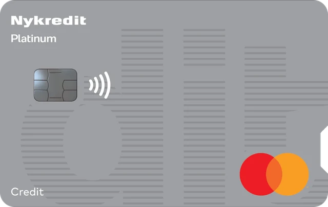 Nykredit Mastercard Platinum, kortets forside