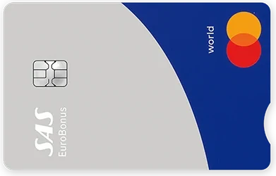 SAS EuroBonus World Mastercard, kortets forside