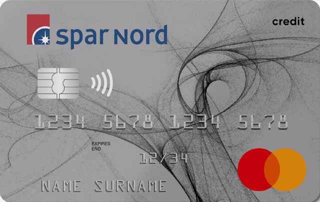 Spar Nord Mastercard Classic, kortets forside